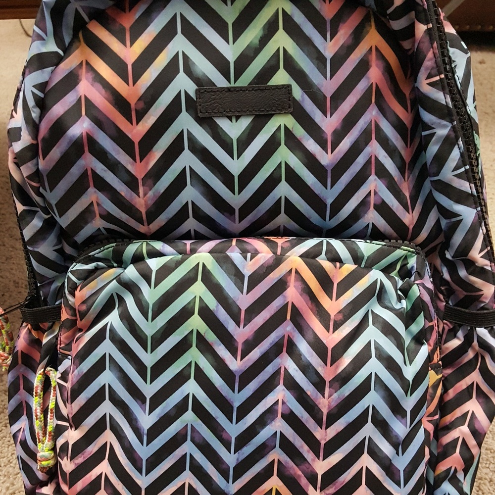 Backpack Multi Color Nyloy No Boundaries 7 Pocket